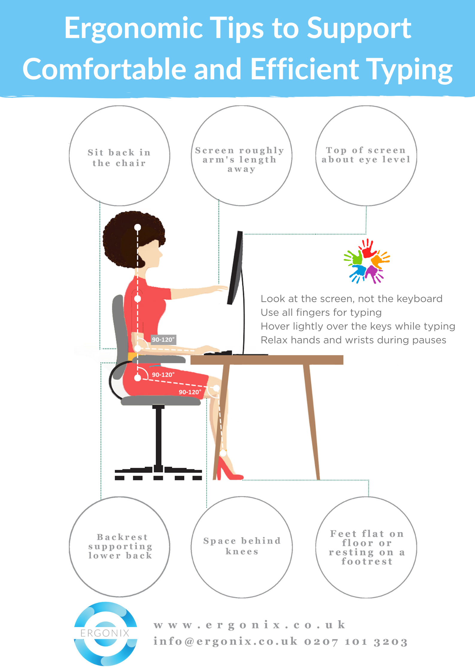Ergonomic Tips to Support Comfortable and Efficient Typing